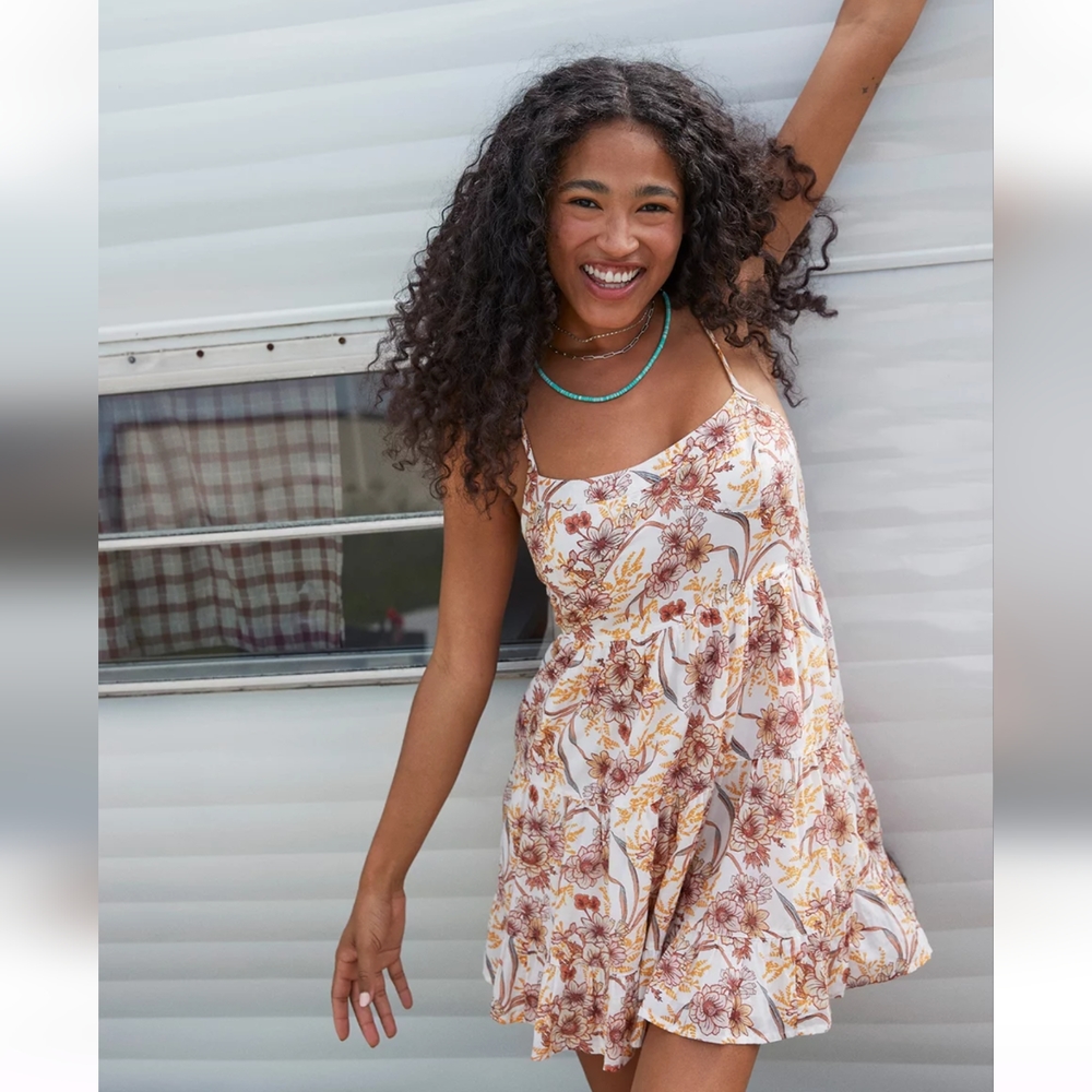 American Eagle Floral Dress, Size Large